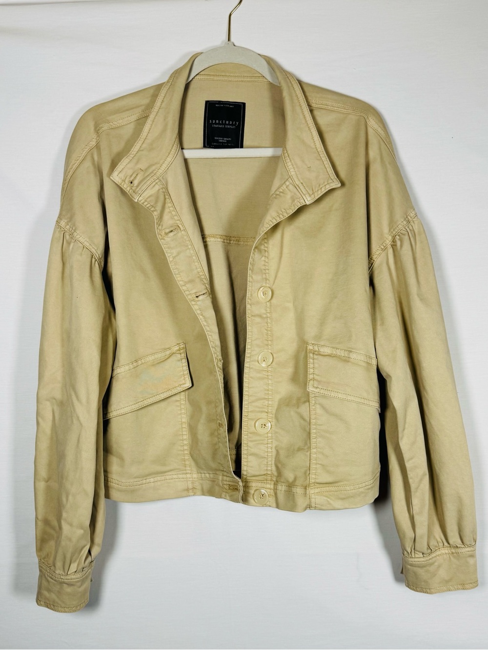 Sanctuary tan Utility Jacket - Women's Casual Button-Front Coat